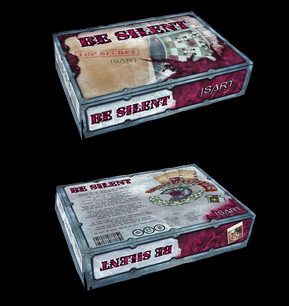 Be Silent box mockup