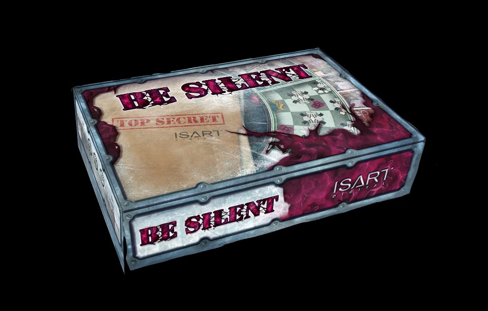 Be Silent box cover mockup