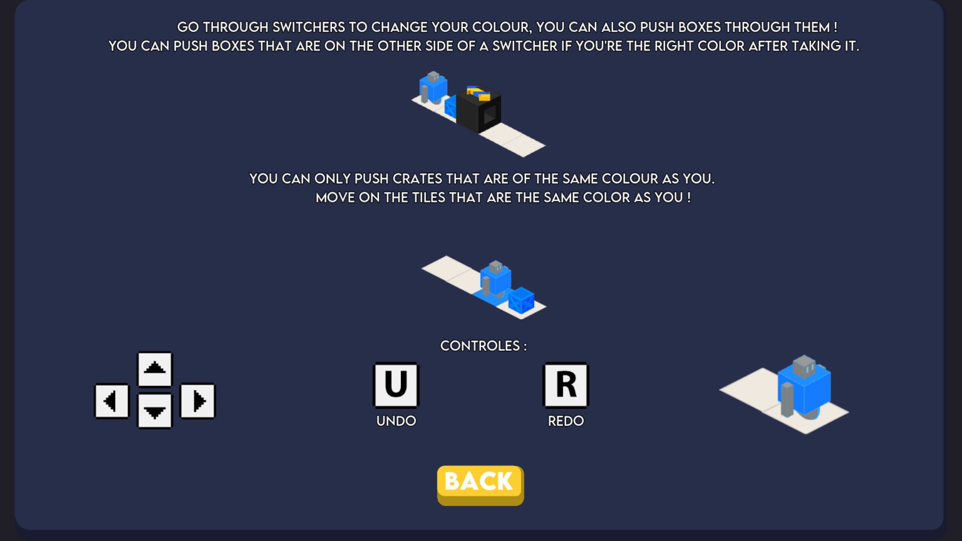 Colour Switcher help screen